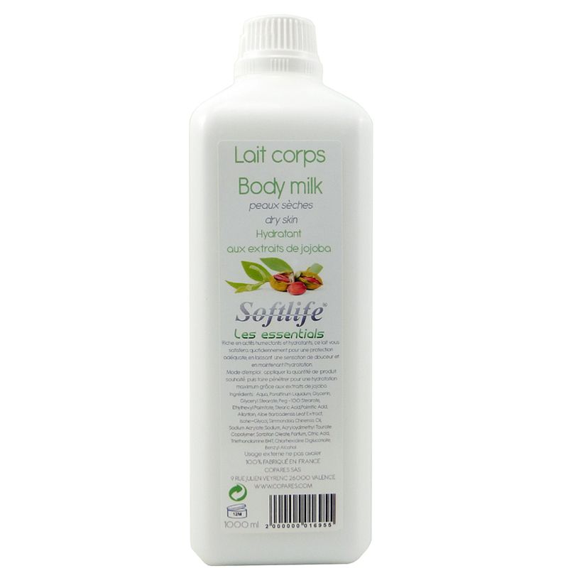 Lait corps hydratant jojoba 1000ml